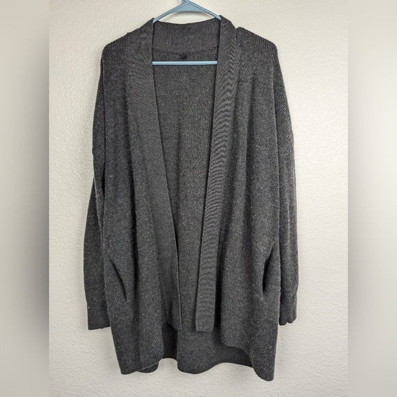 lululemon athletica Sweaters - Lululemon Merino wool gray cardigan size 10